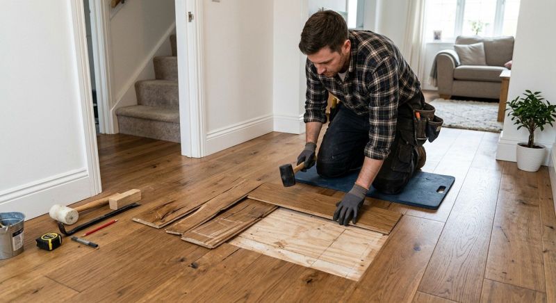 Engineered Floor Repair in Brookline, MA