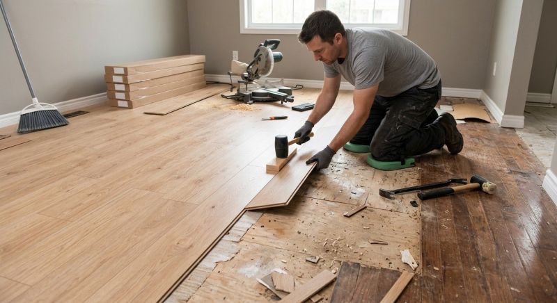 Laminate Floor Installation in Brookline, MA