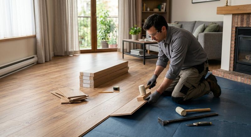 Laminate Floor Installation in Hanson, MA