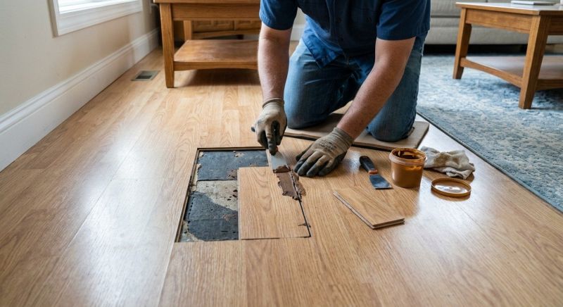 Laminate Floor Repair in Canton, MA