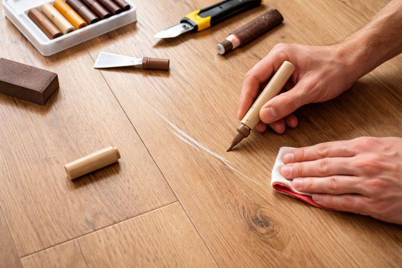 Laminate Floor Scratch Repair in Hingham, MA