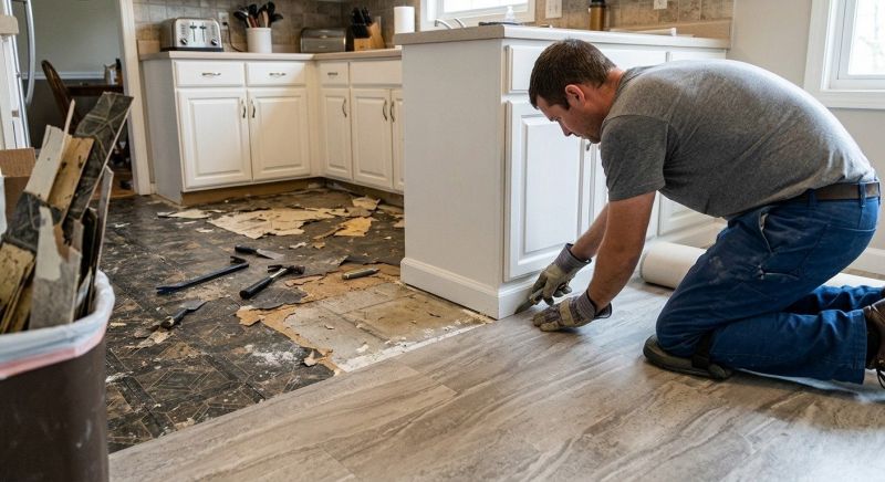Linoleum Floor Installation in Quincy, MA