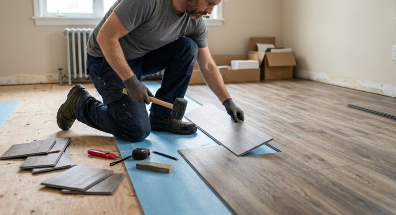 Linoleum Flooring Replacement in Hingham, MA