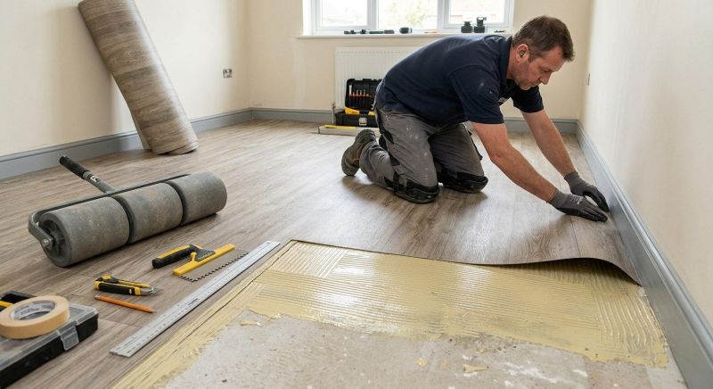 Sheet Flooring Installation in Holbrook, MA