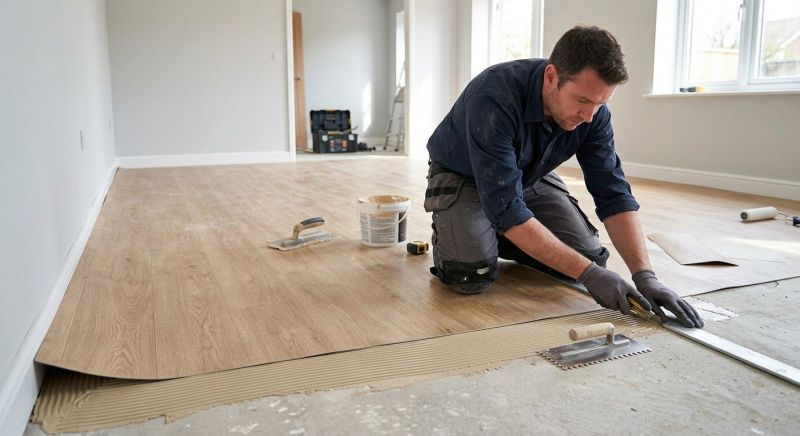 Sheet Flooring Installation in Newton, MA