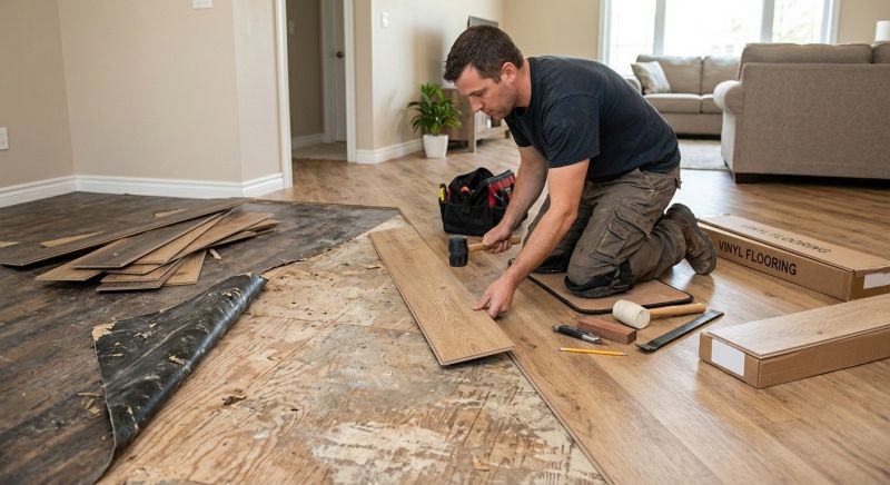 Vinyl Flooring Installation in Stoughton, MA
