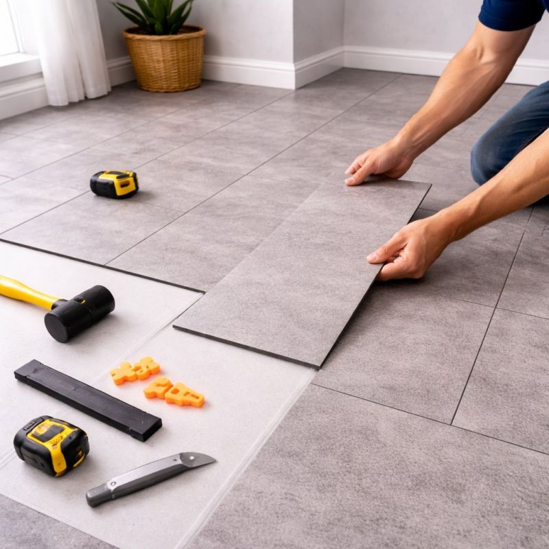 Vinyl Tile Installation in Hingham, MA