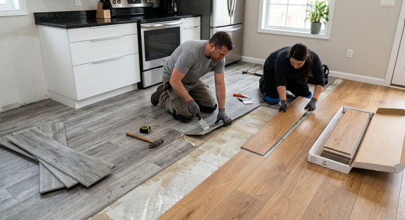 Vinyl Tile Replacement in Hingham, MA